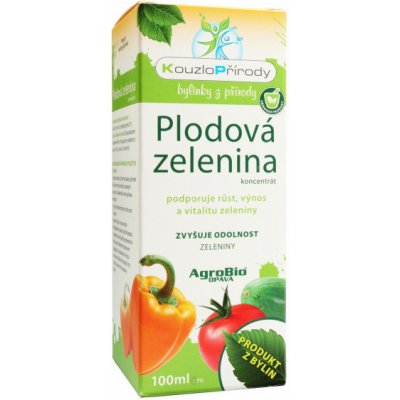 AgroBio Kouzlo Přírody PLODOVÁ ZELENINA KONCENTRÁT 100 ml – Zboží Mobilmania