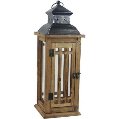 Dřevěná lucerna D7214/A – Zboží Dáma