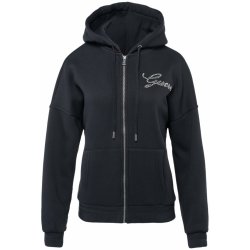 Guess dámská mikina HOOD ZIP L.A. sweatshirt W4RQ05K9Z21-JBLK Černá