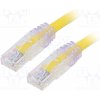síťový kabel Panduit UTP6AX0.5MYL Patch, TX6A™ 10Gig,U/UTP, 6a, drát, Cu, PVC, 0,5m, žlutý