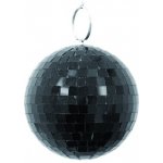Eurolite Zrcadlová koule 10cm černá – Hledejceny.cz