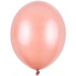 Balónek metalický RŮŽOVO-ZLATÝ 27 cm – Zboží Dáma