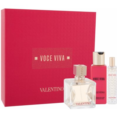 Valentino Voce Viva EDP 100 ml + EDP 15 ml + tělové mléko 100 ml dárková sada