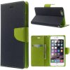 Pouzdro a kryt na mobilní telefon Apple Mercury / kryt pro Apple iPhone 6 Plus / 6S Plus - Mercury, Fancy Diary NAVY/LIME