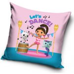 Carbotex Polštář Gábinin kouzelný domek motiv Pojďme Tančit 40x40 – Zboží Dáma