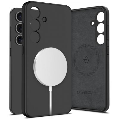 RINGKE TECH-PROTECT LIQUID SILICONE MAGSAFE Kryt Samsung Galaxy S25 5G BLACK 99876 – Zboží Živě