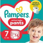 Pampers Active Pants 7 74 ks – Sleviste.cz