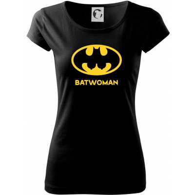 Netopýří žena batwoman Hana-creative Pure dámské triko Černá – Zboží Mobilmania