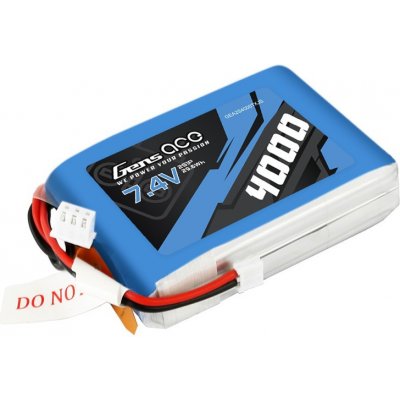 Gens Ace LiPo 4000 mAh 7.4 V 1C přijímačová – Hledejceny.cz