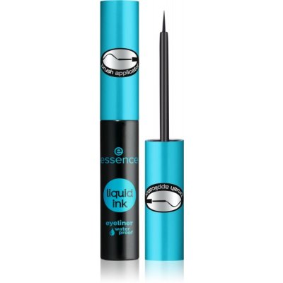 Essence Liquid Ink Eyeliner Waterproof oční linky Black 3 ml – Zboží Dáma Essence Liquid Ink Eyeliner Waterproof oční linky Black 3 ml – Zboží Dáma