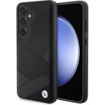 BMW Signature Leather Kovové Logo Samsung Galaxy S24 černé – Zboží Živě