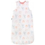 Spací vak bavlna Zvonek pudrově růžová bílá – Zboží Dáma