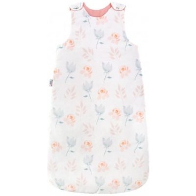 Spací vak bavlna Zvonek pudrově růžová bílá – Zboží Dáma