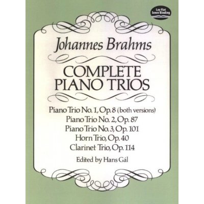 Johannes Brahms Complete Piano Trios noty na housle violoncello klavír – Hledejceny.cz