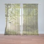 Sablio Záclony Lesní cesta: 2ks 150x250cm – Hledejceny.cz