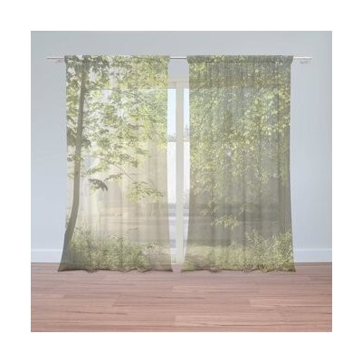 Sablio Záclony Lesní cesta: 2ks 150x250cm – Hledejceny.cz