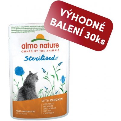 Almo Nature Sterilised kuře 70 g – Zbozi.Blesk.cz