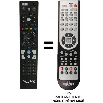 Dálkový ovladač Predátor HD Box FS-9100 PVR, FS-9105, FS-9200, FS-9300 – Hledejceny.cz