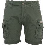 Alpha Industries kalhoty krátké Crew short Patch olivová tmavá – Zboží Dáma