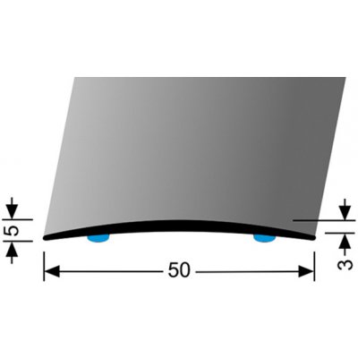 Küberit 463 SK Přechodová lišta stříbrná F4 50 mm x 1 m 21563041 – Zbozi.Blesk.cz