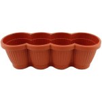 STERK Květináč 4 BELLA 45x16x15 cm s podmiskou – Zboží Dáma STERK Květináč 4 BELLA 45x16x15 cm s podmiskou – Zboží Dáma
