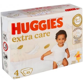 HUGGIES extra care 4 8-16 kg 33 ks