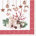 Ubrousky na dekupáž Adventní svíčky – Zboží Dáma
