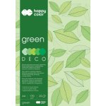 Happy Color Blok Deco Green A4 170g 20 listů 5 barev zelené odstíny HA 3717 2030 052 – Zboží Dáma