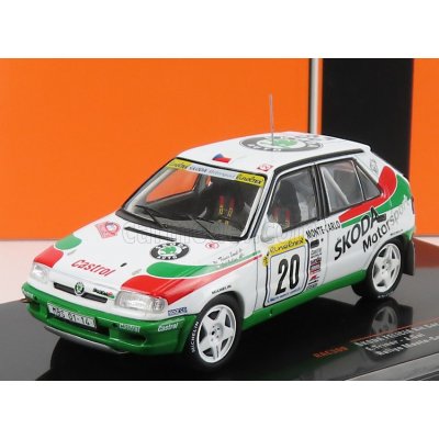 Ixo-models Škoda Felicia Team Skoda Motorsport N 20 Rally Montecarlo 1997 E.triner J.gal Bílá Zelená Červená 1:43 – Zbozi.Blesk.cz