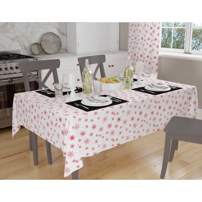 Orbytex Vánoční ubrus teflonový V-13 vínový 140x140cm Čtverec – Zboží Dáma