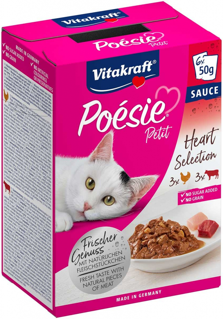 Vitakraft Poésie Petit Heart Selection 6 x 50 g