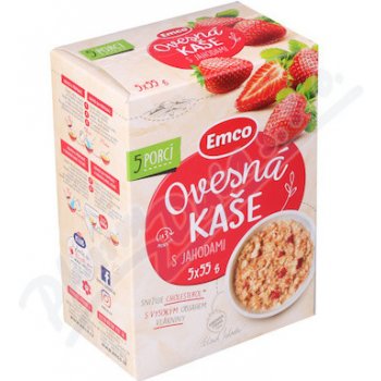 Emco Ovesná kaše s jahodami 5 x 55 g