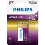 Philips Lithium Ultra 9V 1ks 6FR61LB1A/10 – Zboží Živě