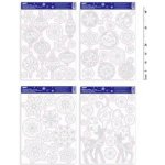 Okenní fólie MFP Paper vánoce glitr VA012 30x42cm – Hledejceny.cz