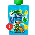 Hello ovocná kapsička s Banány 12 x 100 g – Zboží Dáma