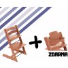 Jídelní židlička Stokke Tripp Trapp + Baby Set 2 Terracotta