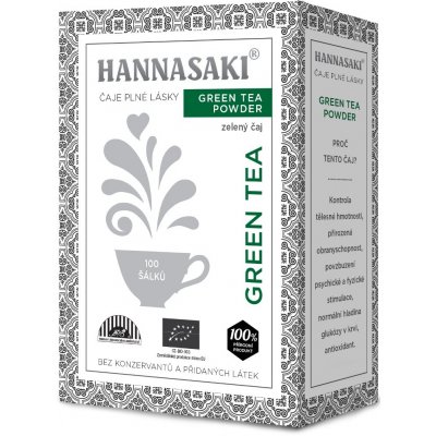 Hannasaki Green Tea Powder BIO sypaný čaj 50 g