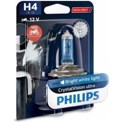 Philips CrystalVision Ultra H4 P43t-38 12V 60/55W 12342CVUBW