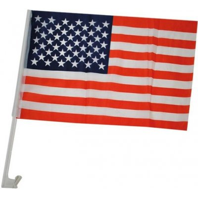 Vlajka na auto, USA – Zboží Dáma