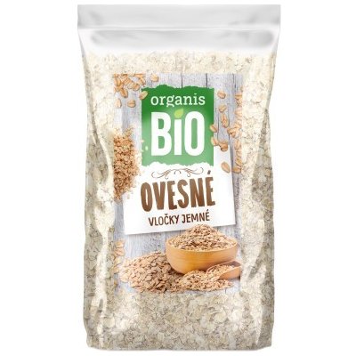 Organis Ovesné vločky jemné bio 0,5 kg – Zbozi.Blesk.cz