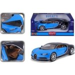 Bburago Plus Bugatti Chiron modrá 1:18 – Zboží Mobilmania