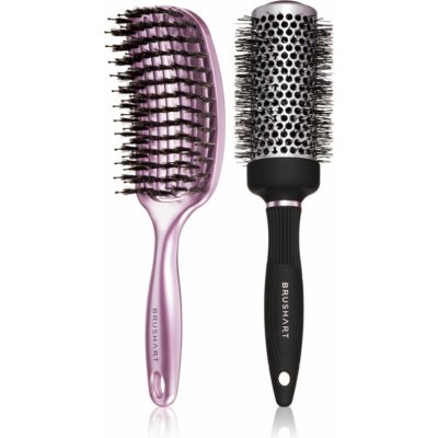BrushArt Hair Vent blowdry hairbrush with boar bristles kartáč na vlasy s nylonovými a kančími štětinami Large 1 ks – Zboží Mobilmania