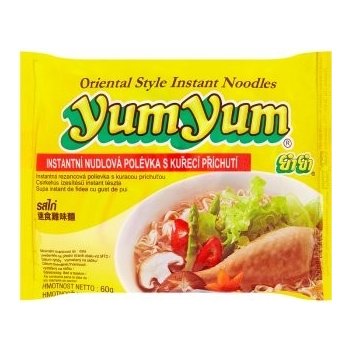 YumYum Instantní nudlová polévka s kuřecí příchutí 60g