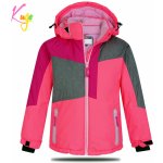 KUGO Dívčí zimní bunda PB růžová – Zboží Dáma