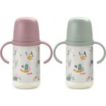 Suavinex druhá láhev s oušky Walk růžová 270 ml – Sleviste.cz