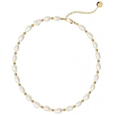 Furiosa Pozlacený perlový náhrdelník SN-PANAMACH-G – Zboží Mobilmania