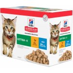 Hill's Science Plan Kitten mix kuře ryba 12 x 85 g – Hledejceny.cz