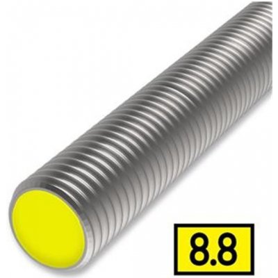 Tyč závitová M16 x 2,0 mm délka 1m, DIN 975 ocel tř. 8.8, zinek bílý – Zboží Mobilmania
