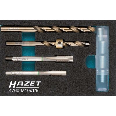 Sada závitořezného nářadí, žhavicí svíčka HAZET 4760-M10X1/9 – Sleviste.cz