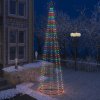Vánoční stromek NakupyXL Vánoční stromek kužel 400 vícebarevných LED diod 100 x 360 cm Vícebarevný